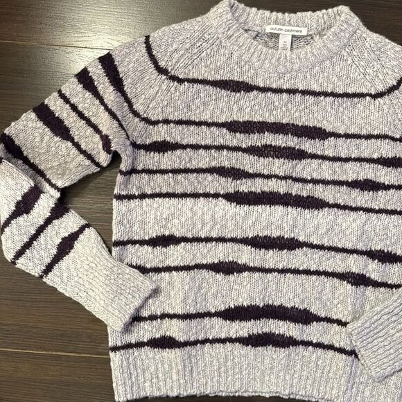 Autumn Cashmere Striped Sweater, XS - Picture 5 of 8